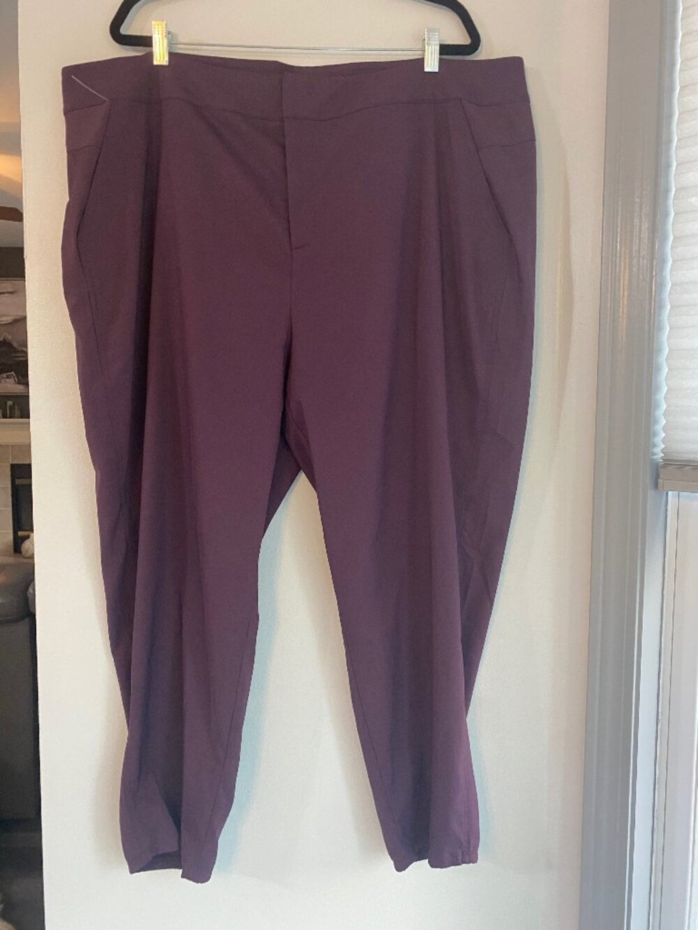 Zuda Purple High Rise Athletic Performance Pants